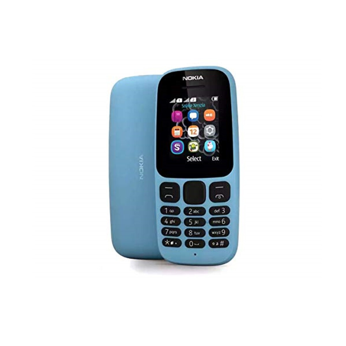 Buy Nokia 105 2023, Single sim, Cyan,Feature phone Online at Best