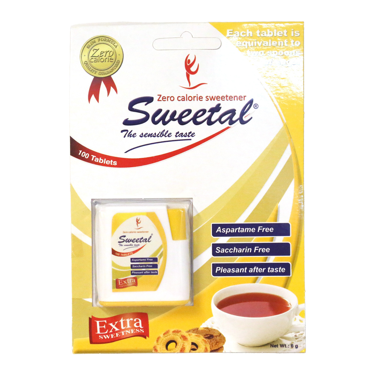 Sweetal Zero Calorie Sweetener 100pcs