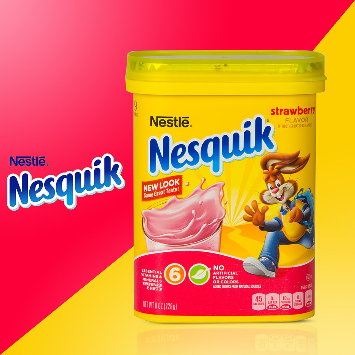 Nestle Nesquik Strawberry Flavor Drink 228 g