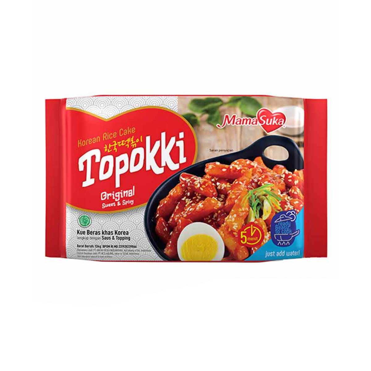 Mamasuka Topokki Original 134g