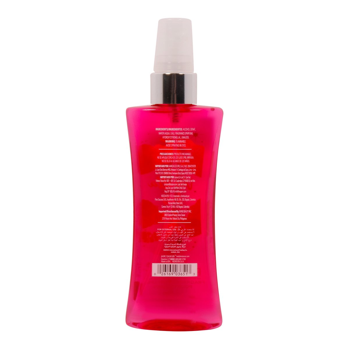 Body Fantasies Pink Vanilla Kiss Fantasy Body Spray 236 ml