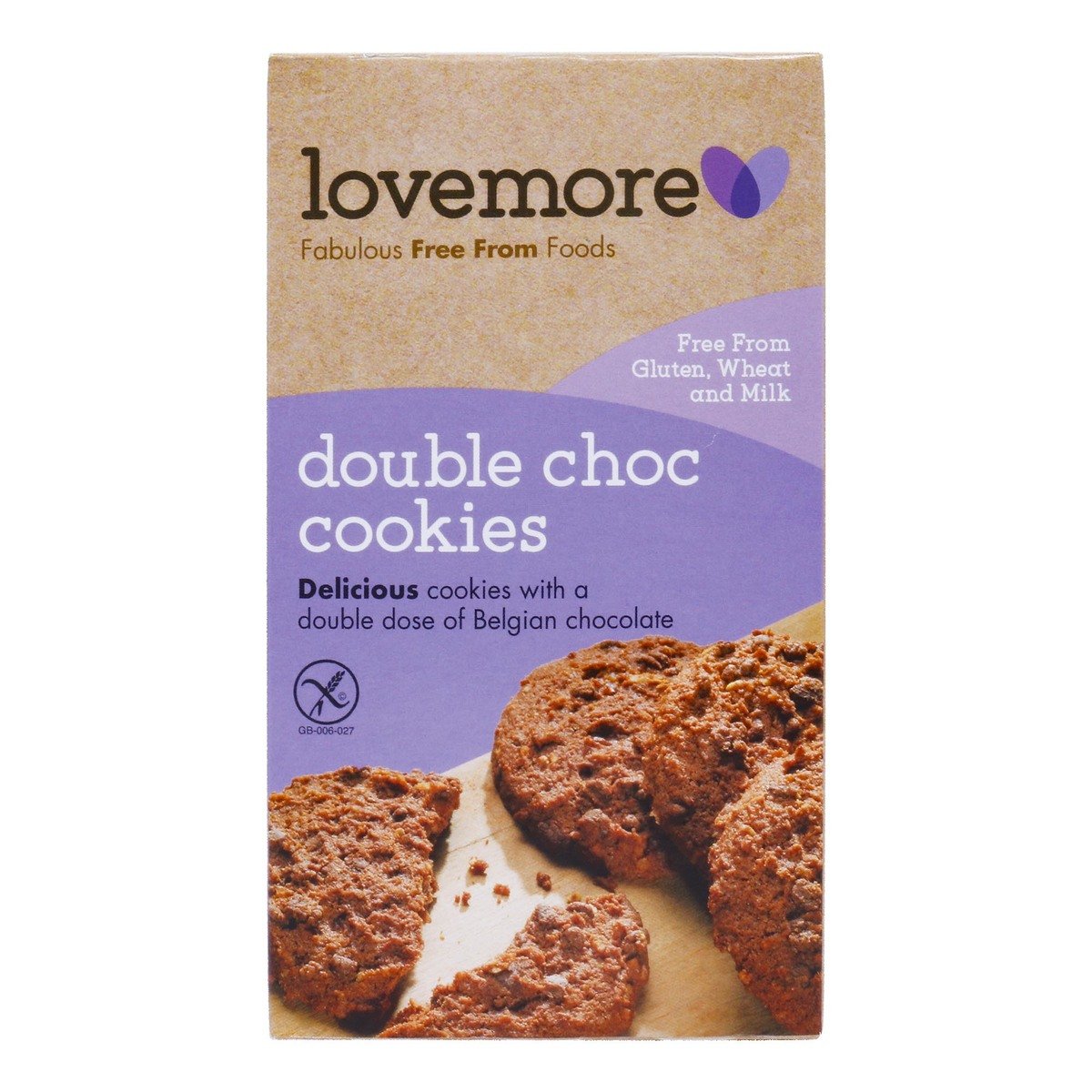 Lovemore Double Chocolate Cookies 150 g