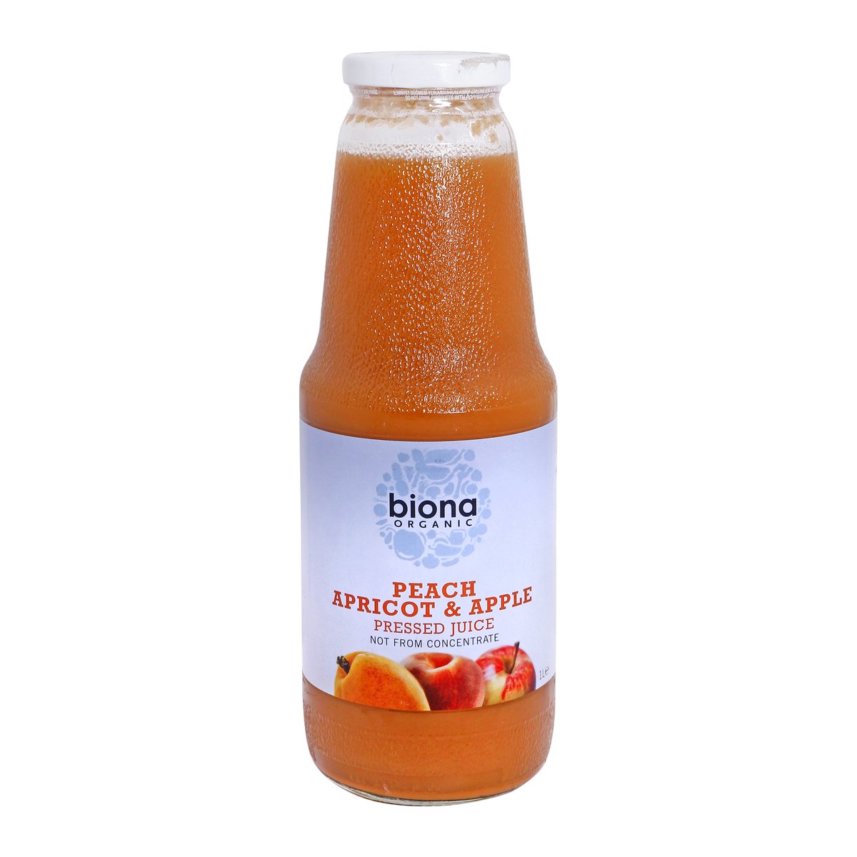 Biona Organic Peach Apricot & Apple Pressed Juice 1Litre