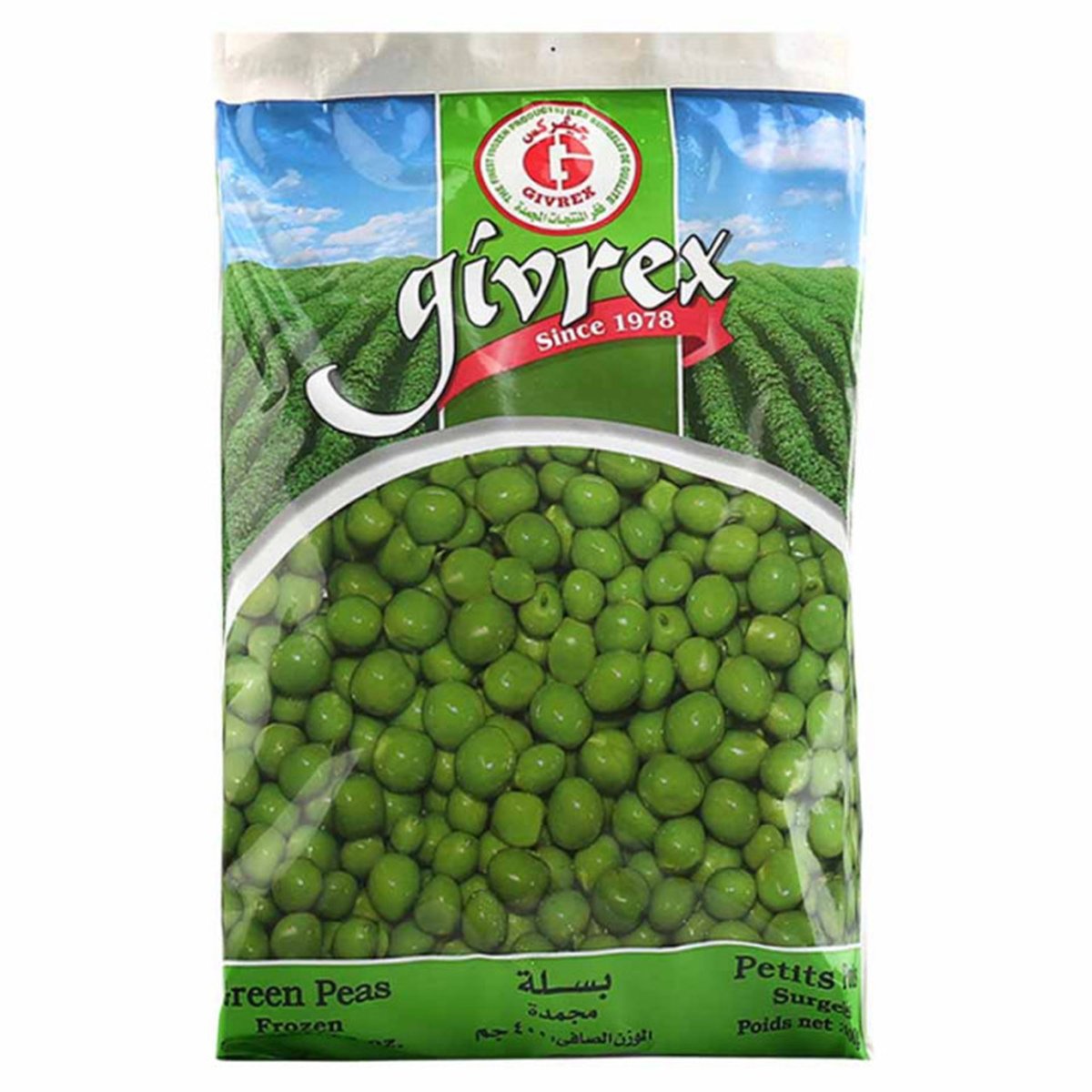 Givrex Green Peas 400 g