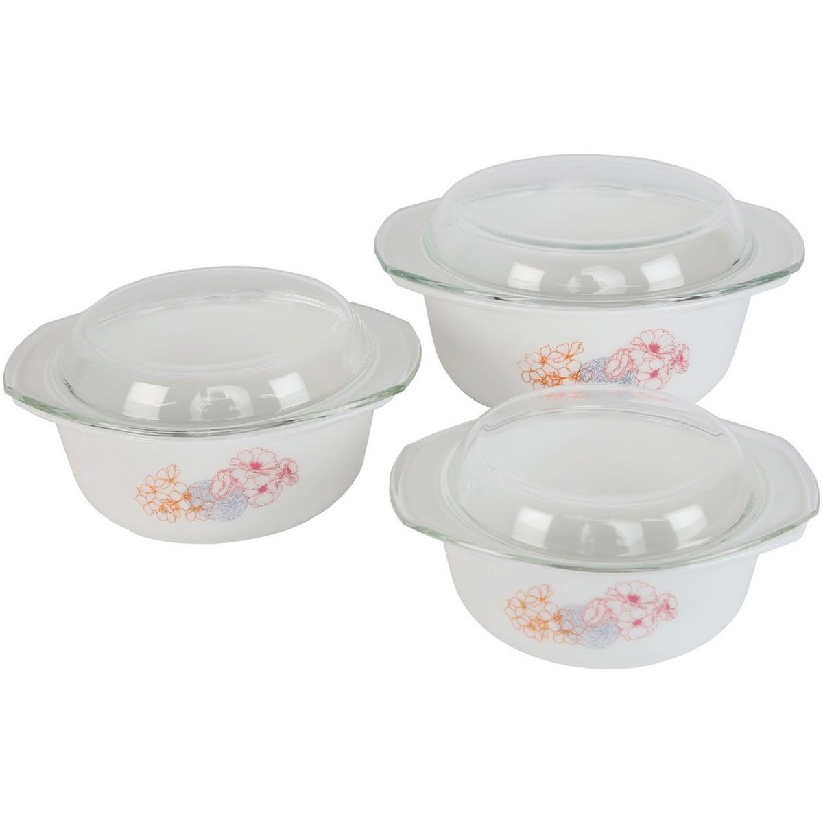 Chefline Casserole + Lid Set 3pcs