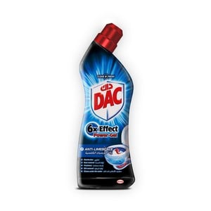 Dac 6x Effect Power Gel Toilet Cleaner Anti Limescale 750 ml