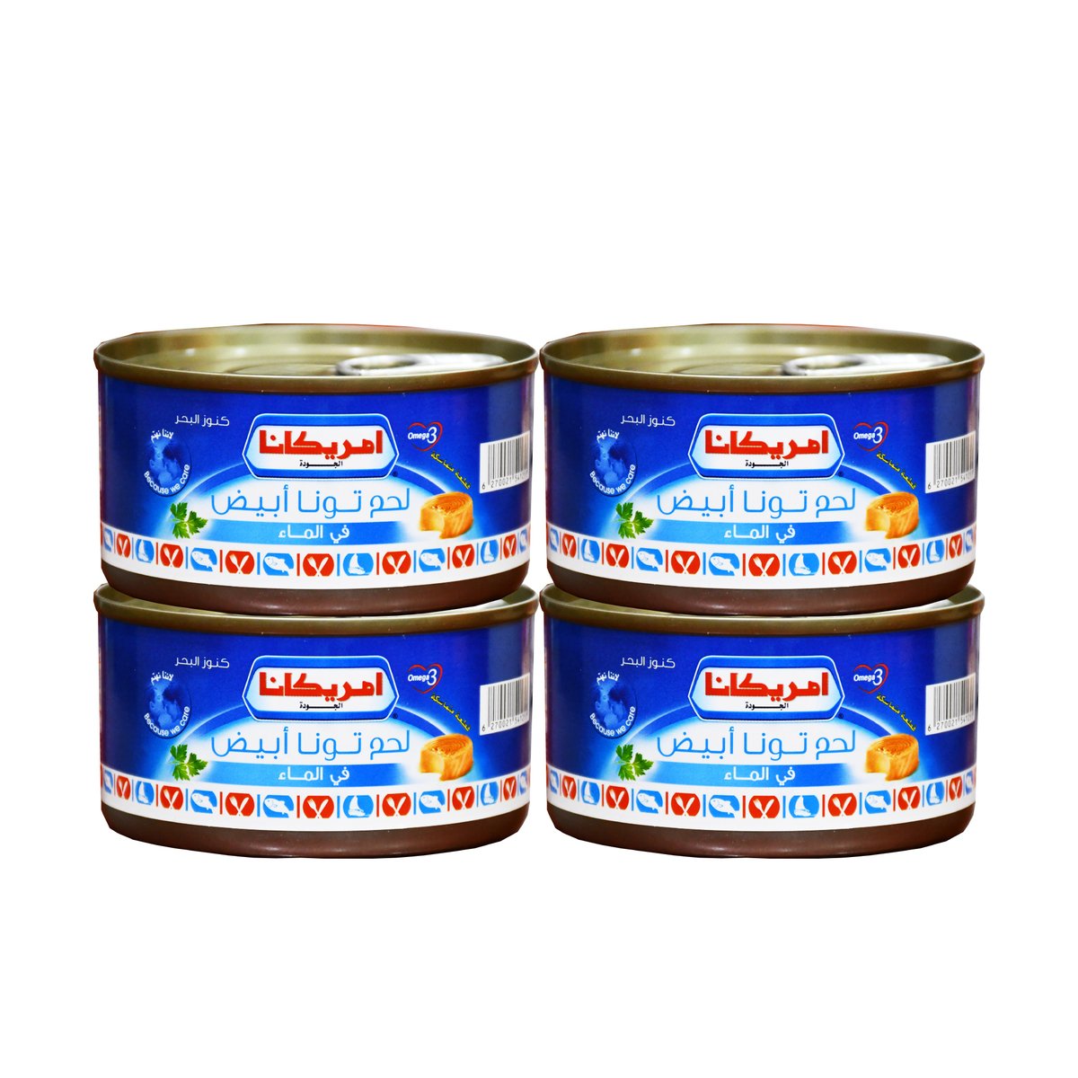 Americana White Meat Tuna In Water 4 x 160 g