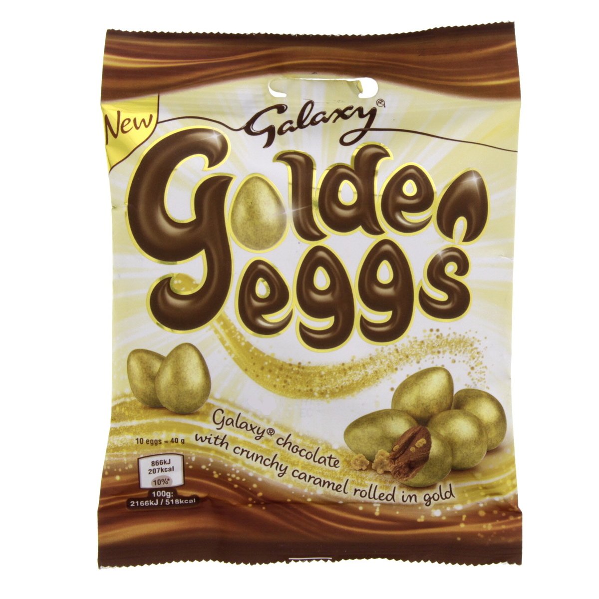 Galaxy Golden Egg Chocolate With Crunchy Caramel Rolled In Gold 80g