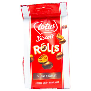 Lotus Biscoff Rolls Belgian Chocolate 150 g