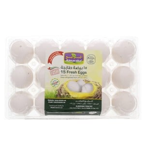 Almaraba Fresh Eggs Large 15 pcs