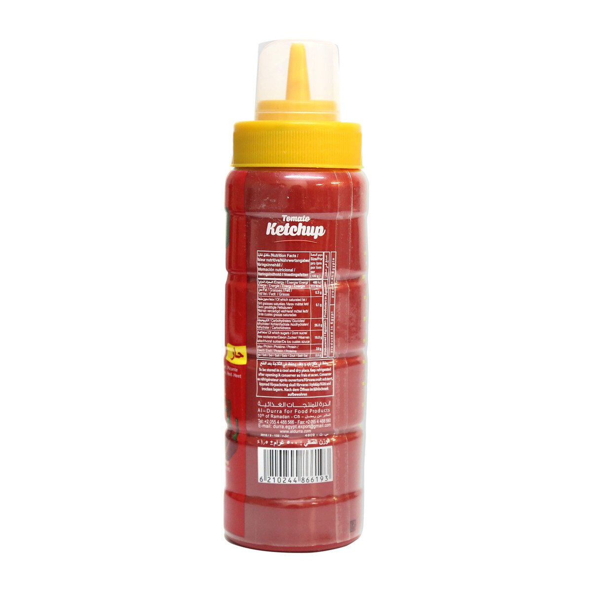 Durra Tomato Ketchup Hot Squeeze 500 g