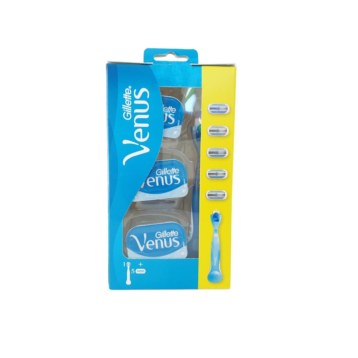 Gillette Venus Smooth 1 Razor + 4 Cartridges