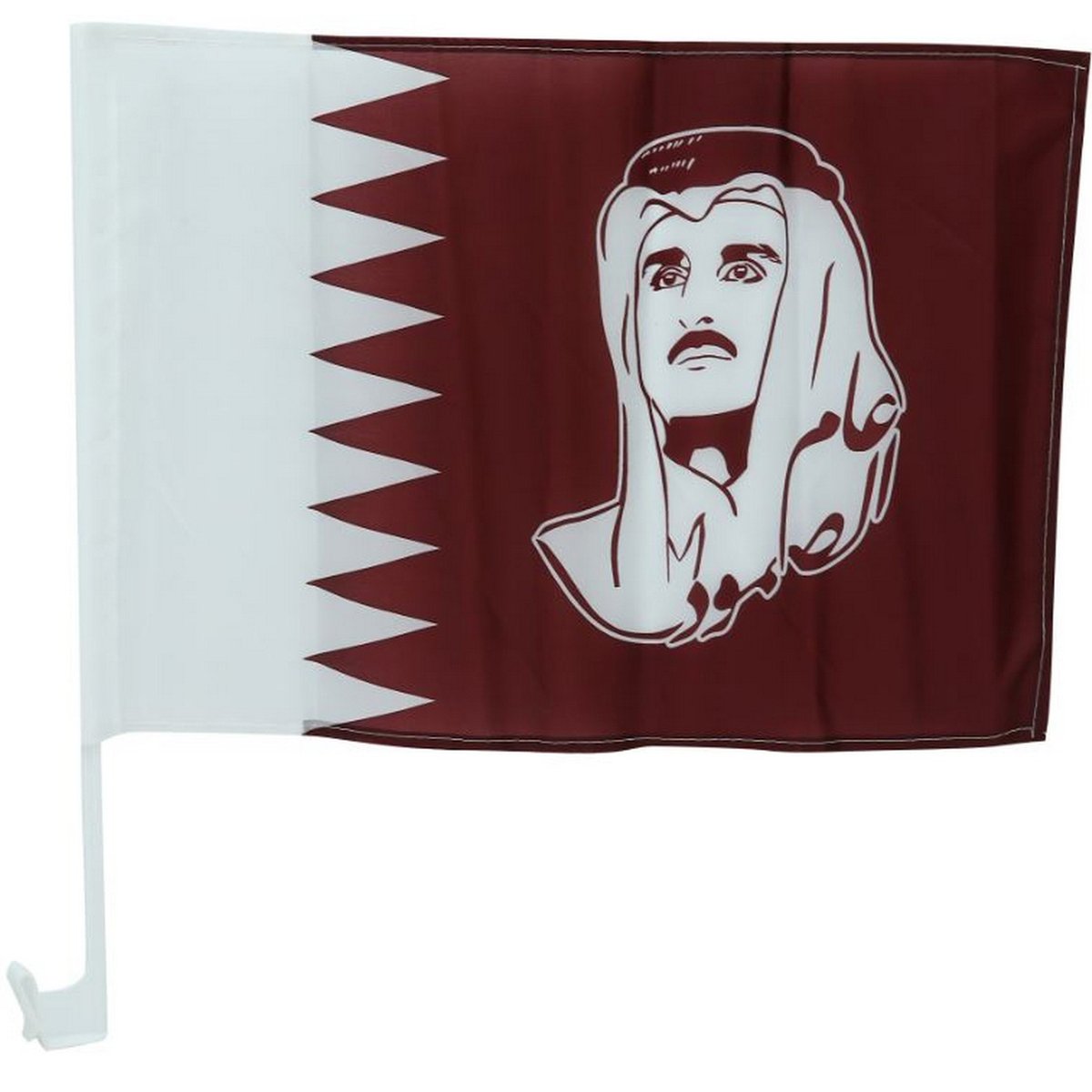 Qatar National Day Car Flag