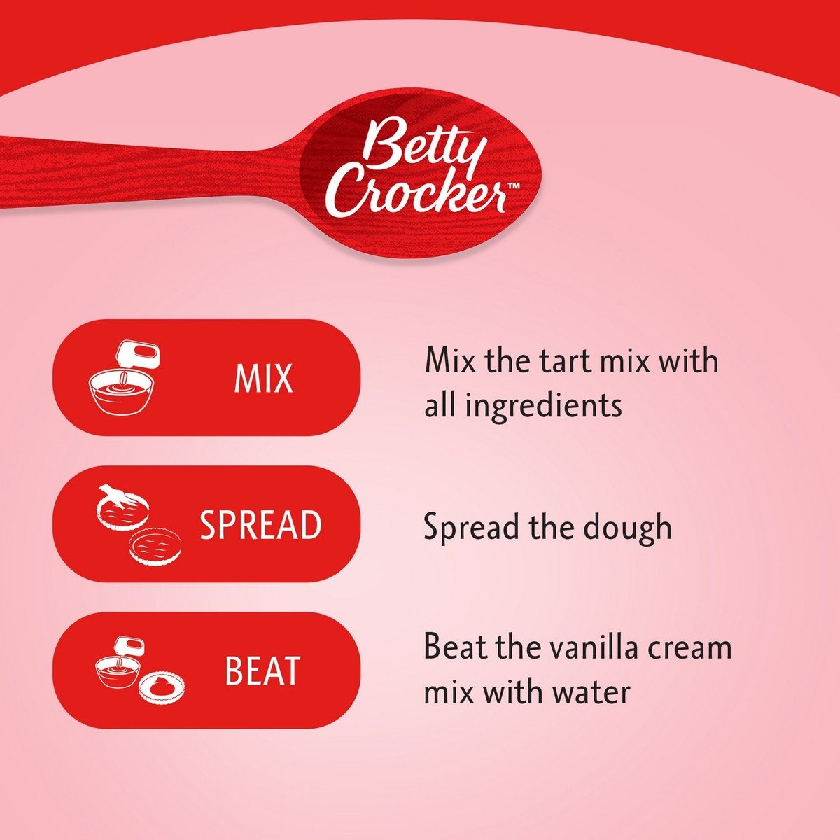 Betty Crocker Tart Mix Chocolate 450 g