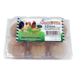 Sulthana Natural Brown Eggs 6 pcs