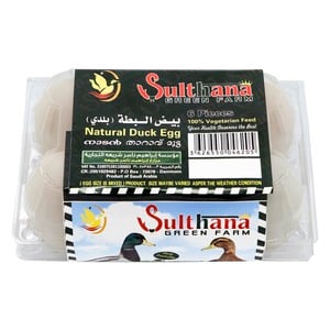 Sulthana Natural Duck Eggs 6 pcs