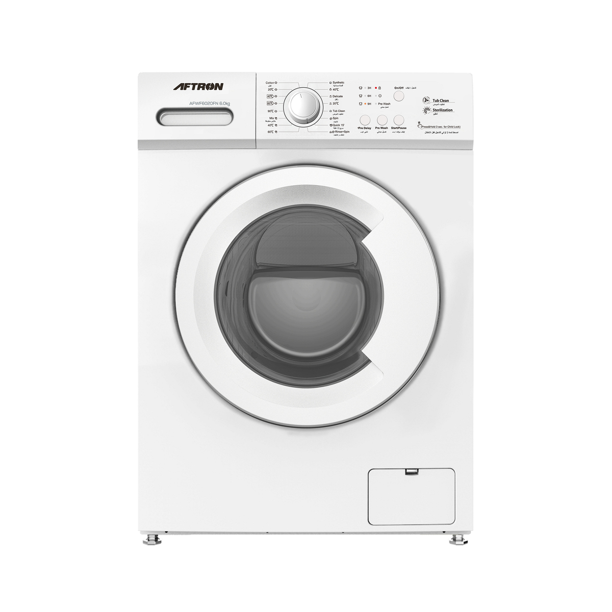 قم بشراء Aftron Front Load Washing Machine AFWF6020 6Kg Online at Best