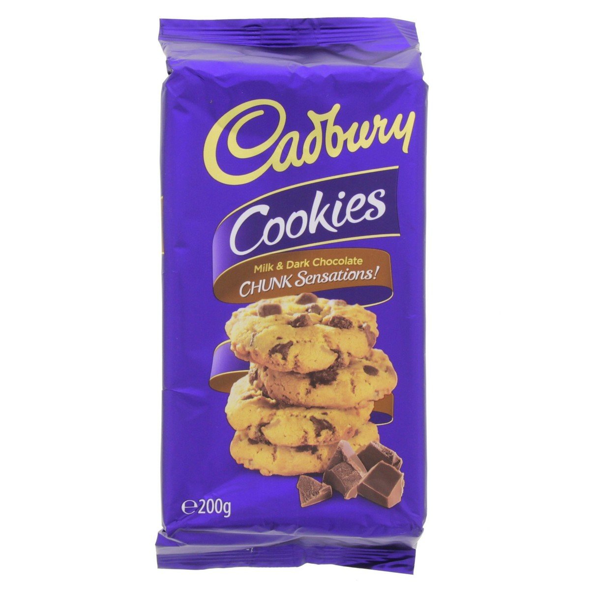 Cadbury Milk and Dark Chocolate Sensation Cookies 200 g