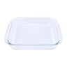 Chefline HSAP30LF Borosilicate Glass Square Baking dish, 3.0 litre, Transparent