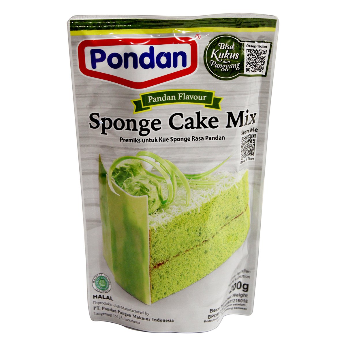 Pondan Sponge Cake Mix Pandan 200g