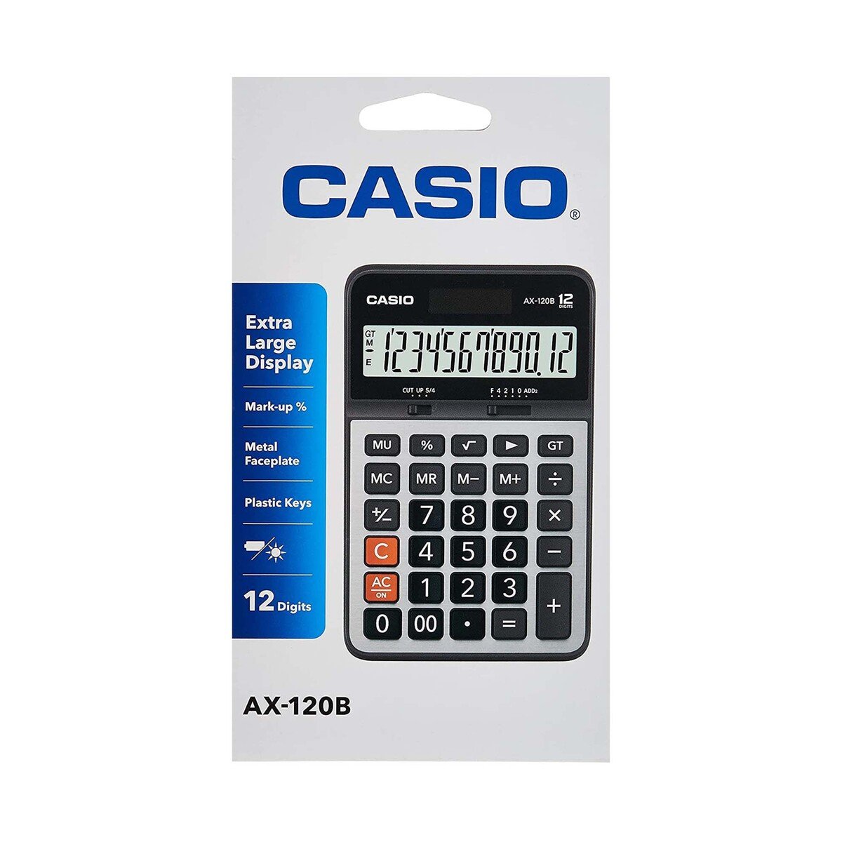 Casio 12 digits Calculator AX120B