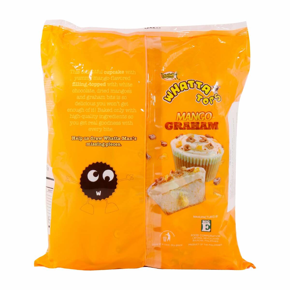 Lemon Square Whatta Tops Mango Graham Cup Cake 10 x 35 g