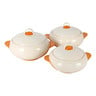 Asian Lotus Hot Pot 3pcs