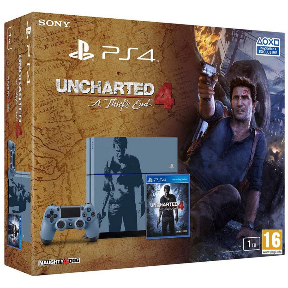 PlayStation 4 Limited Edition Uncharted 4 Console Bundle (PS4)