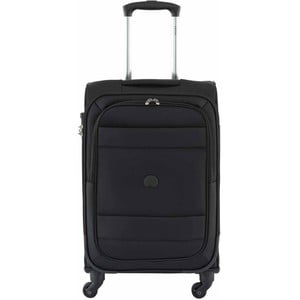 Delsey Indiscrete Soft Trolley 55cm 4 Wheel Soft Trolley Black