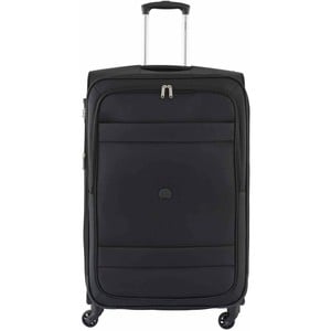 Delsey Indiscrete Soft Trolley 78cm 4 Wheel Soft Trolley Black