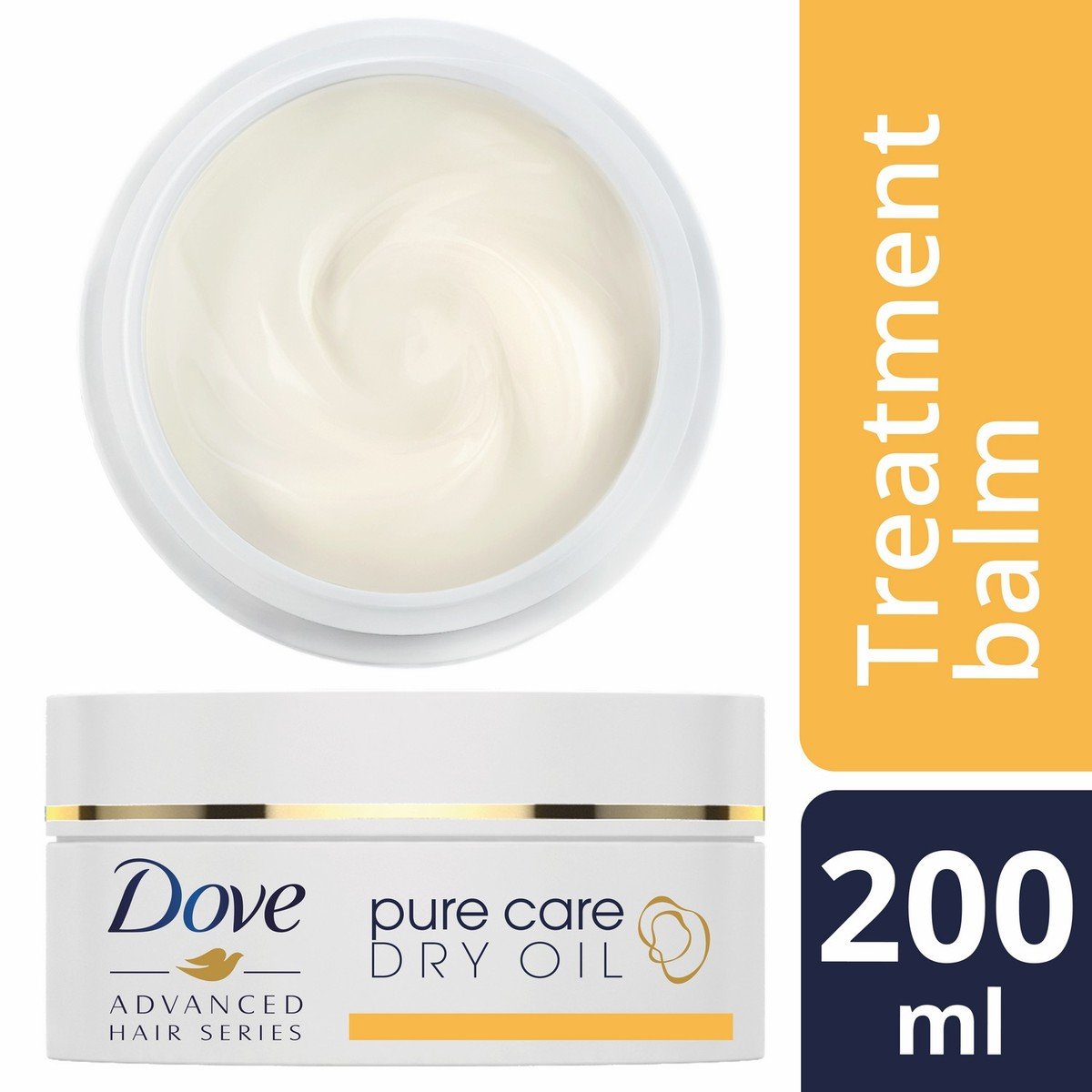 Dove Advanced Mask Pure Care Dry Oil 200ml