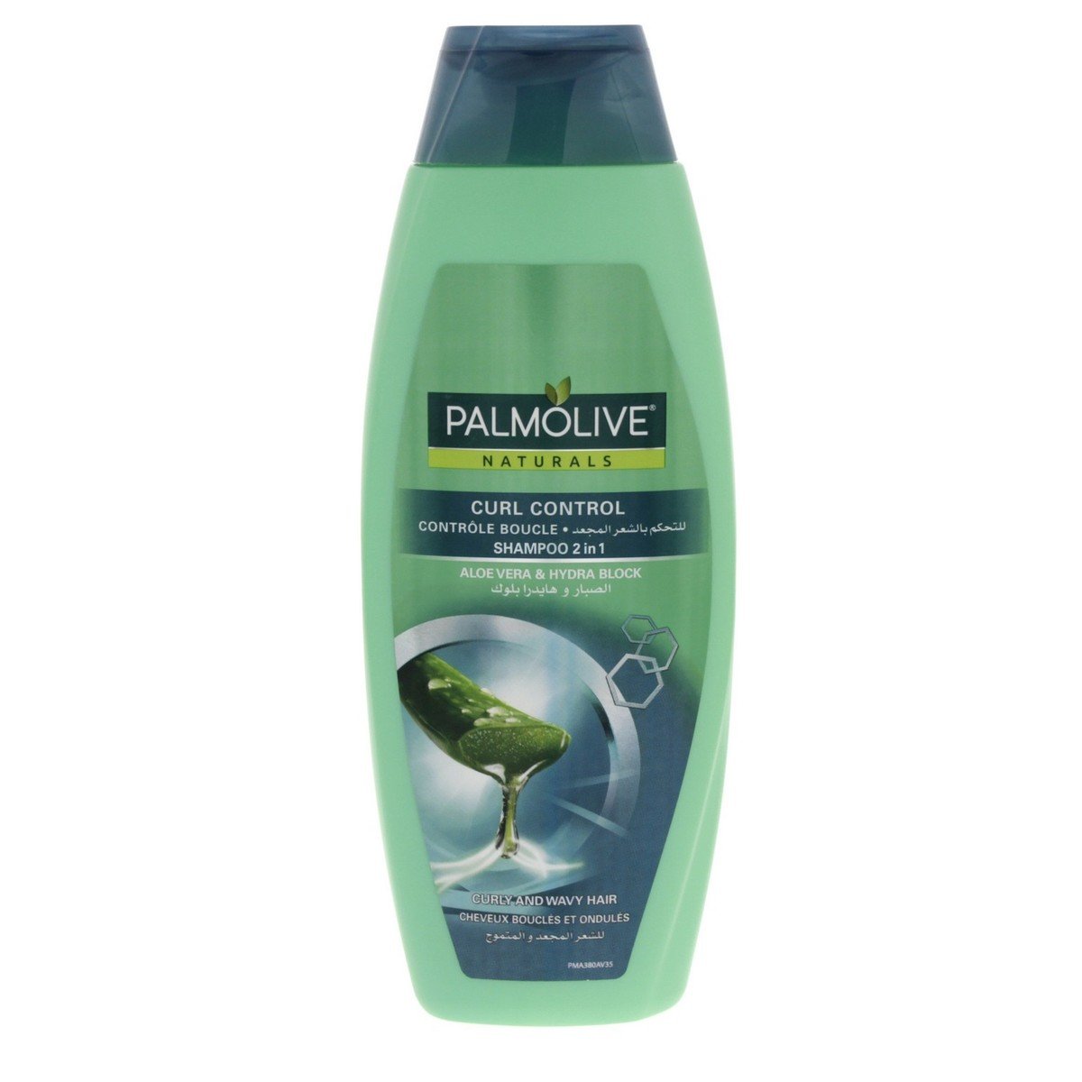 Palmolive Curl Control 2 In 1 Shampoo Aloe Vera & Hydra Block 380 ml