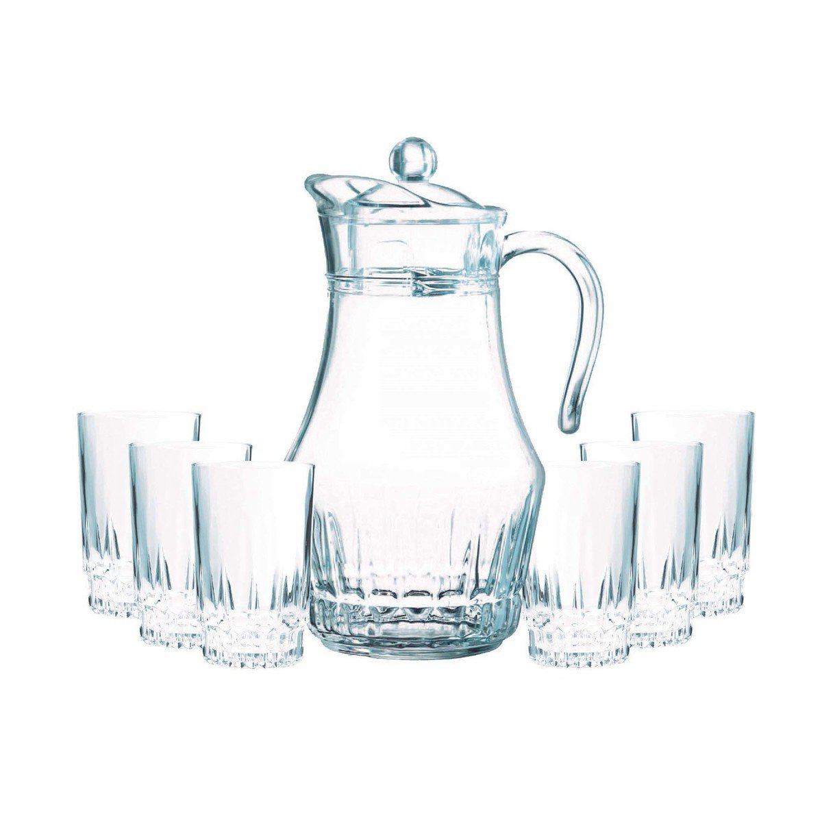 Arcopal Lancier Water Set 7pcs Online At Best Price Glass Setswater Set Lulu Oman 9316