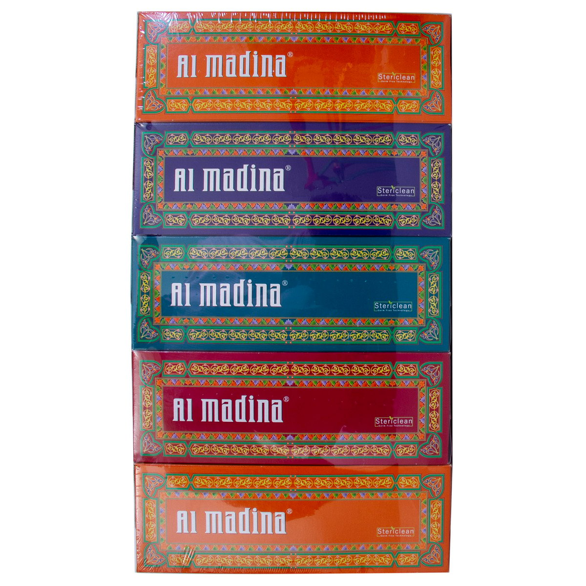 Al Madina Facial Tissue Assorted 2ply 200 Sheets