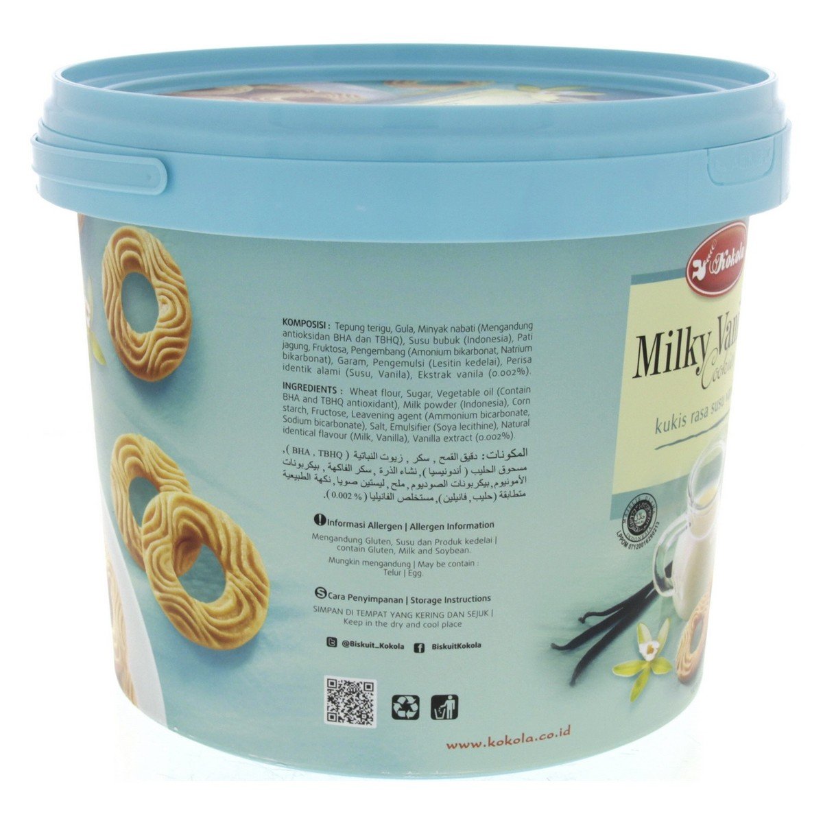 Kokola Milky and Vanilla Cookies 400 g