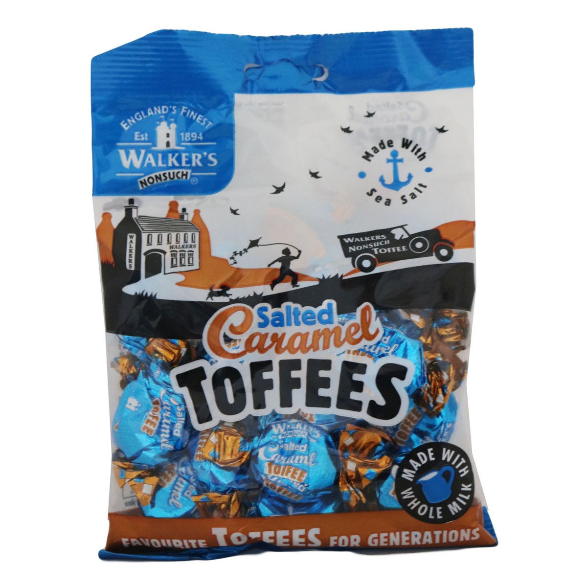 Walkers Nonsuch Salted Caramel Toffees 150g