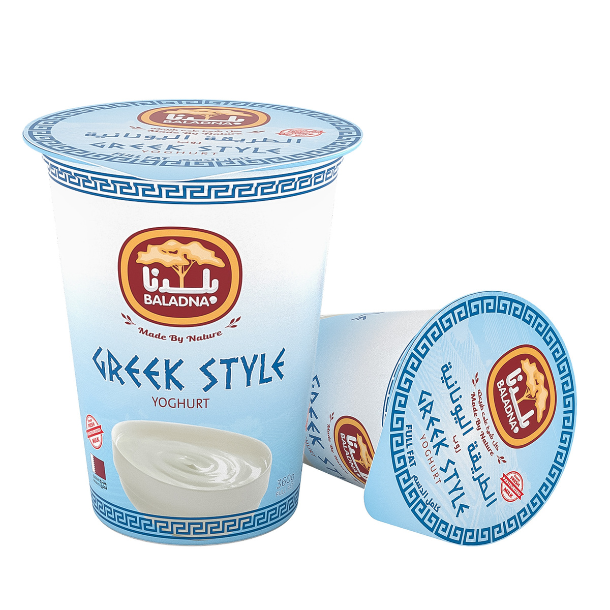 Baladna Plain Greek Style Yogurt Full Fat 360 g