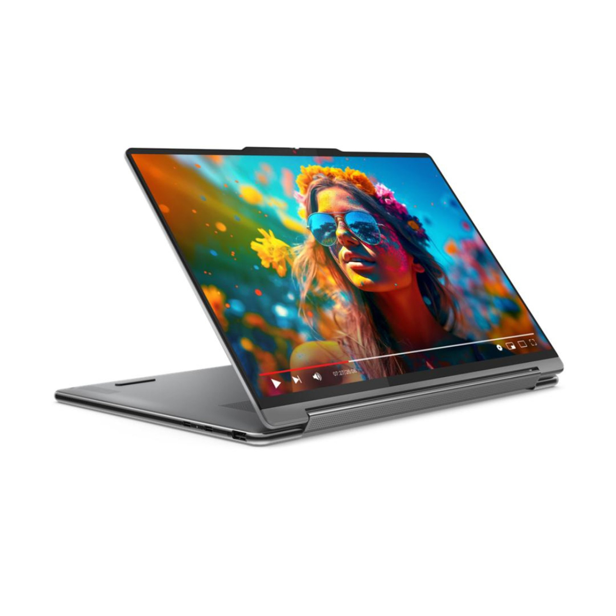 Lenovo Notebook Yoga 9, 14 Inches, 4K OLED Display, Intel Core Ultra 7 155H, Integrated Intel Arc Graphics, Windows 11 Home, 16 GB RAM, 1 TB SSD, Grey, 83AC000JAX