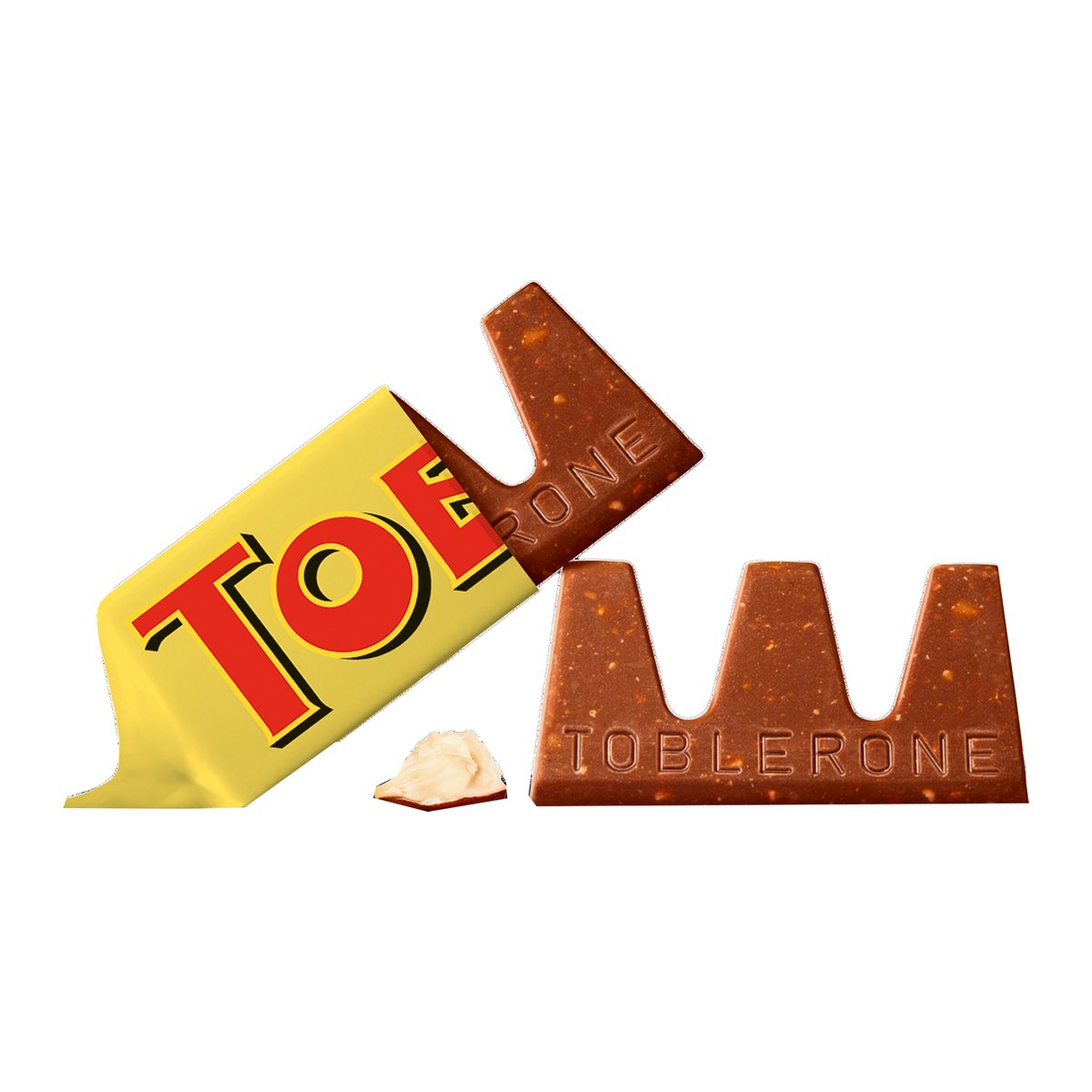 Toblerone Tiny Swiss Milk Chocolate Bars with Honey and Almond Nougat Minis Sharing Pack 168 g