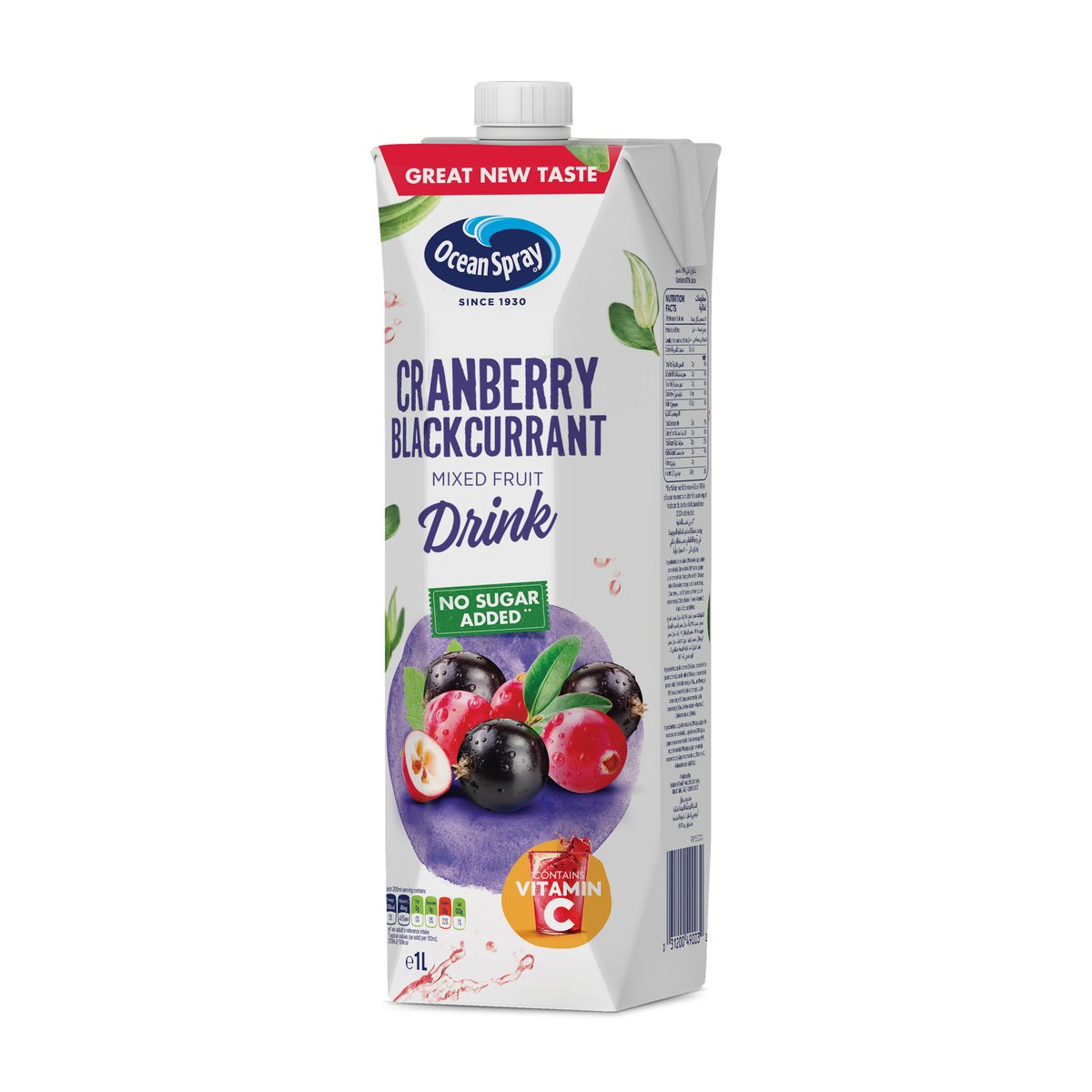 Ocean Spray Cranberry & Blackcurrant Juice Drink 1 Litre