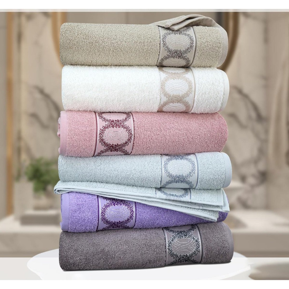 Homewell Bath Towel 70x140cm Assorted Per pc