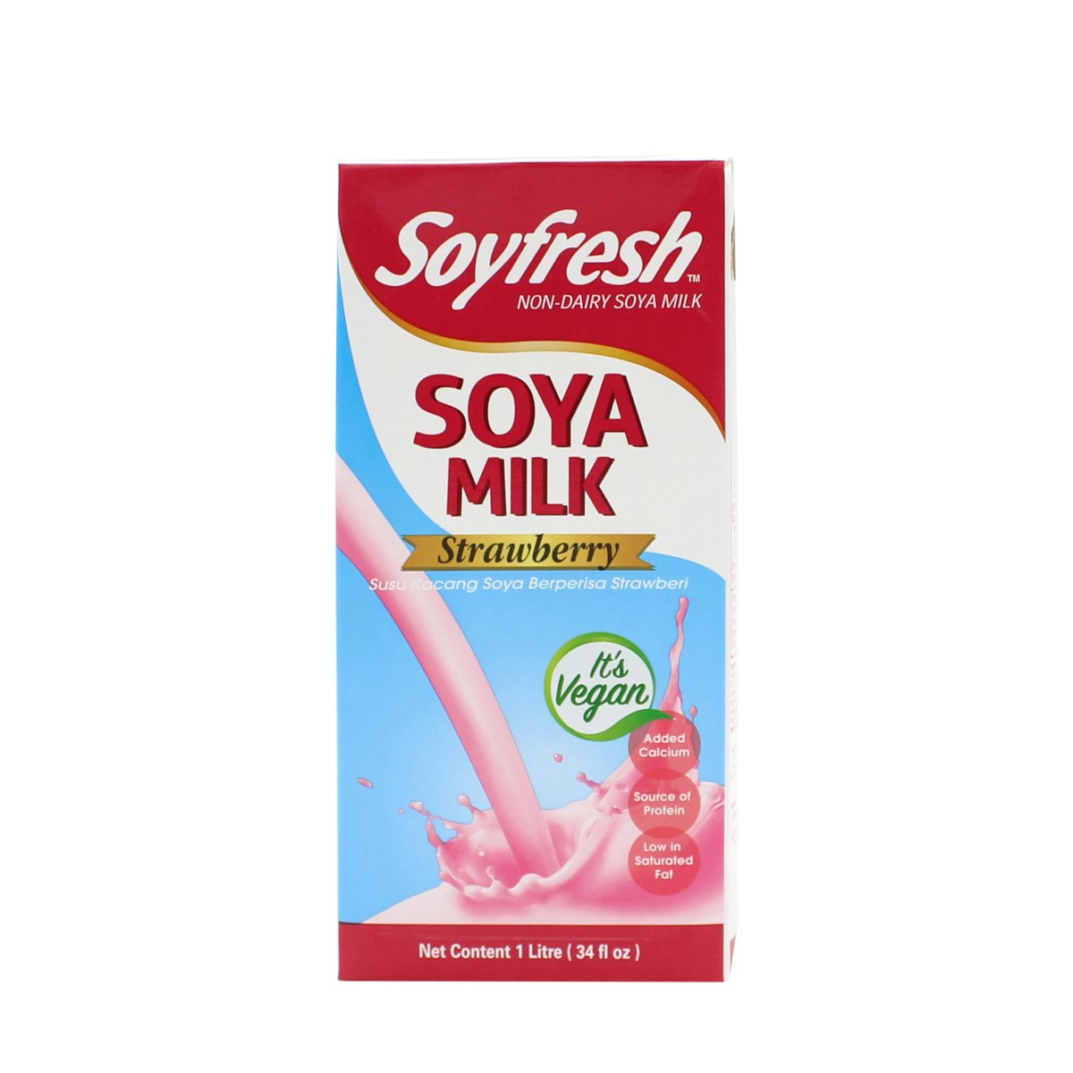 Soyfresh Strawberry Soya Milk 1 Litre