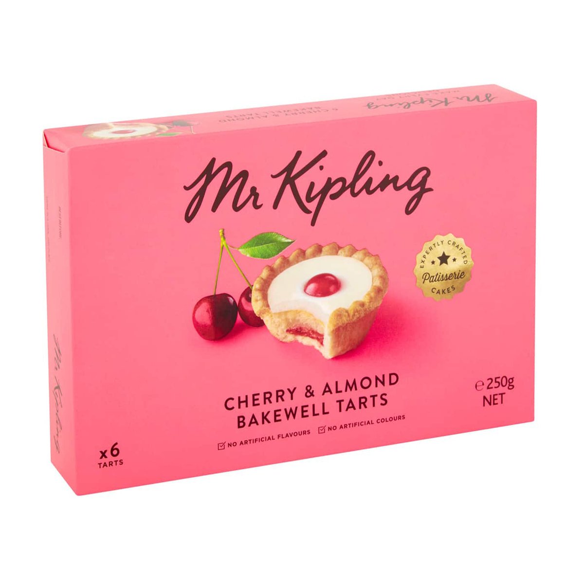 Mr Kipling Cherry & Almond Bakewell Tart 6 pcs