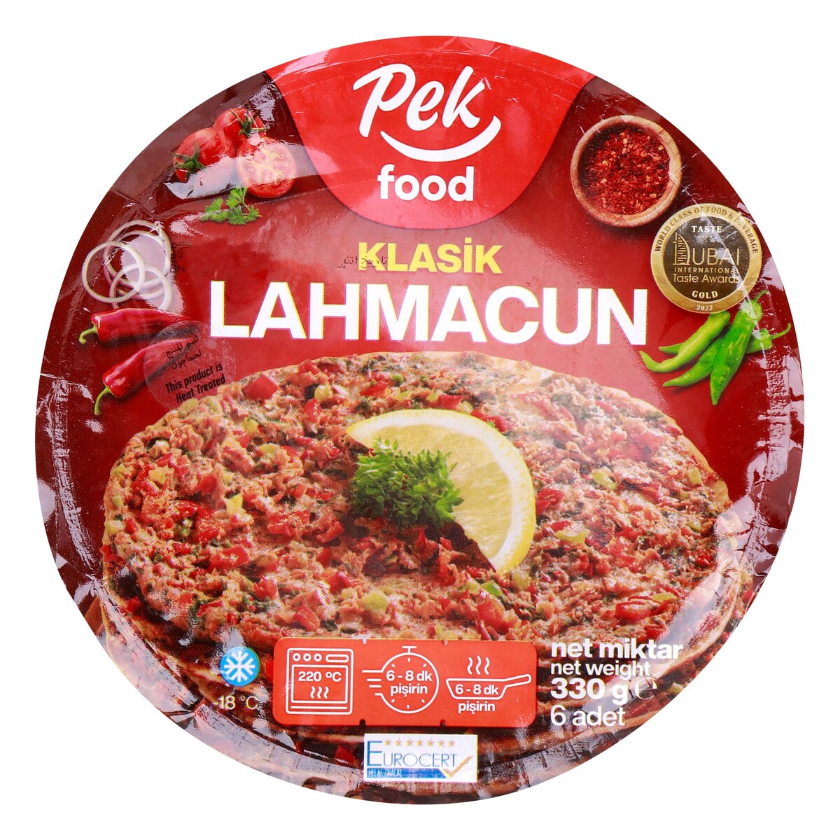 Pek Food Lahmacun Classic 330 g