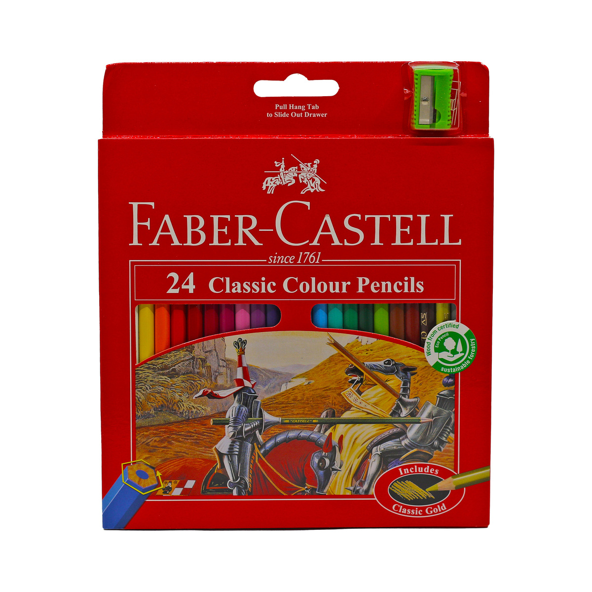 Faber-Castell Classic Colour Pencils 24pcs 115854