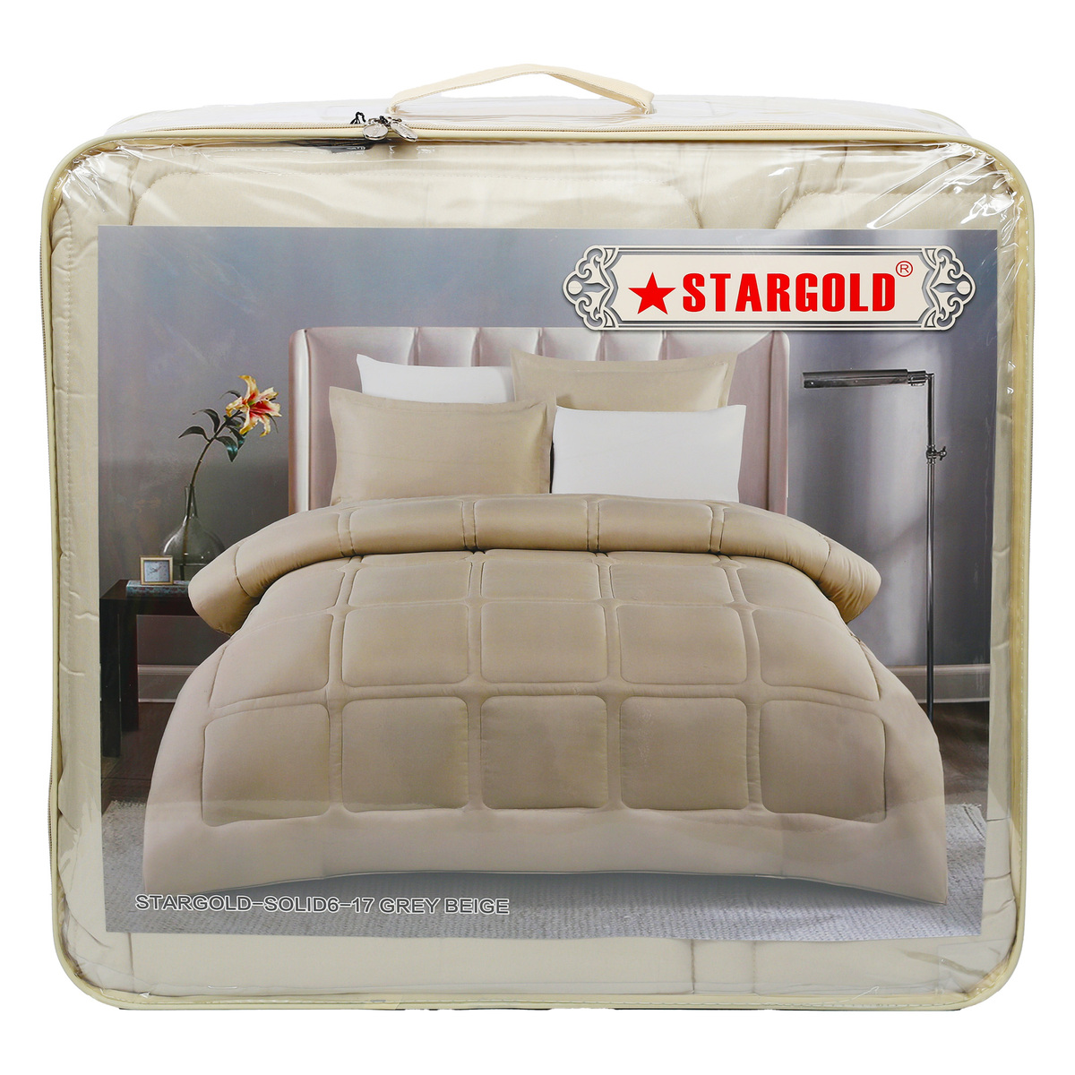 Stargold Comforter 220 x 240cm 6pcs Set Assorted Colors