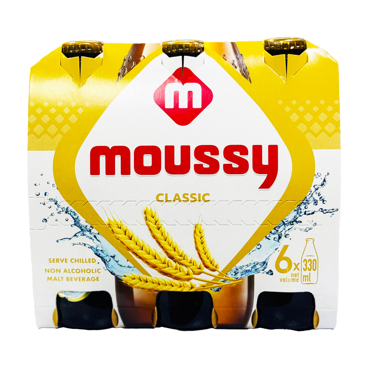 Moussy Non Alcoholic Malt Beverage Classic 330 ml 5+1