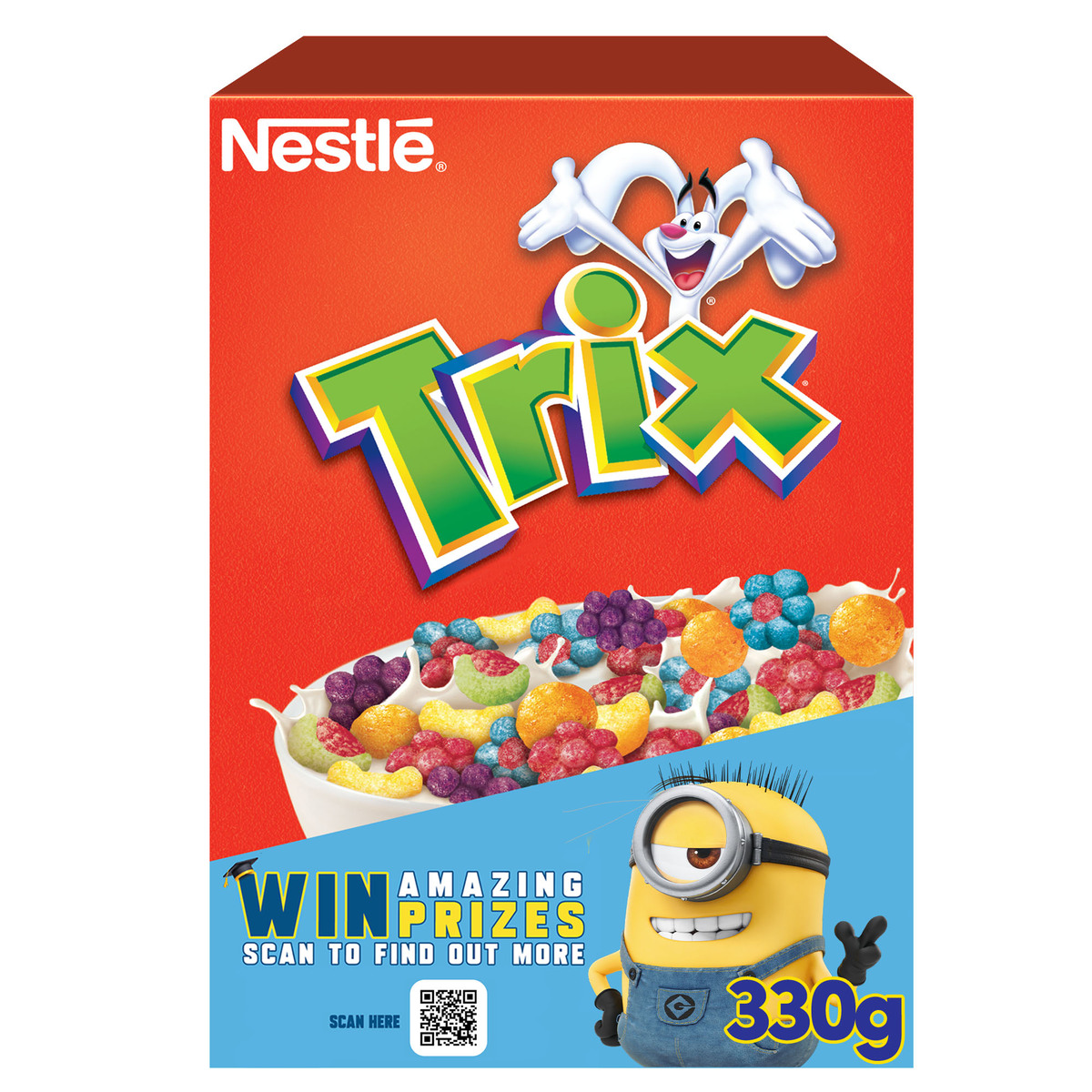 Nestle Trix 6 Fruity Shaped Breakfast Cereal 330 g + Gift