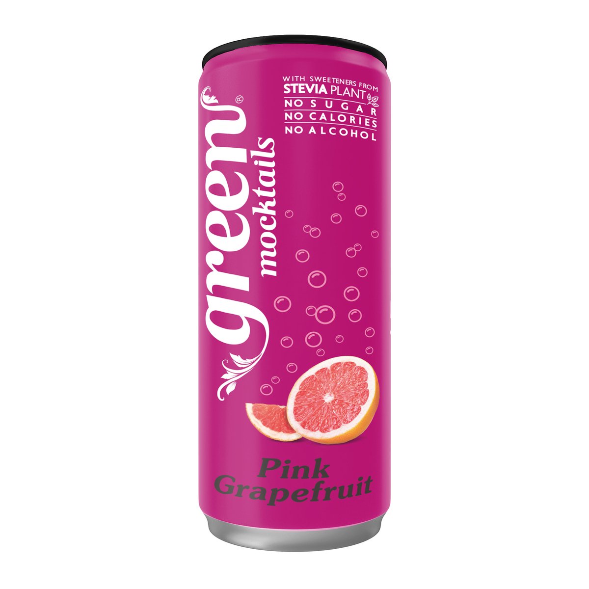 Green Mocktails Pink Grapefruit Drink 6 x 330 ml