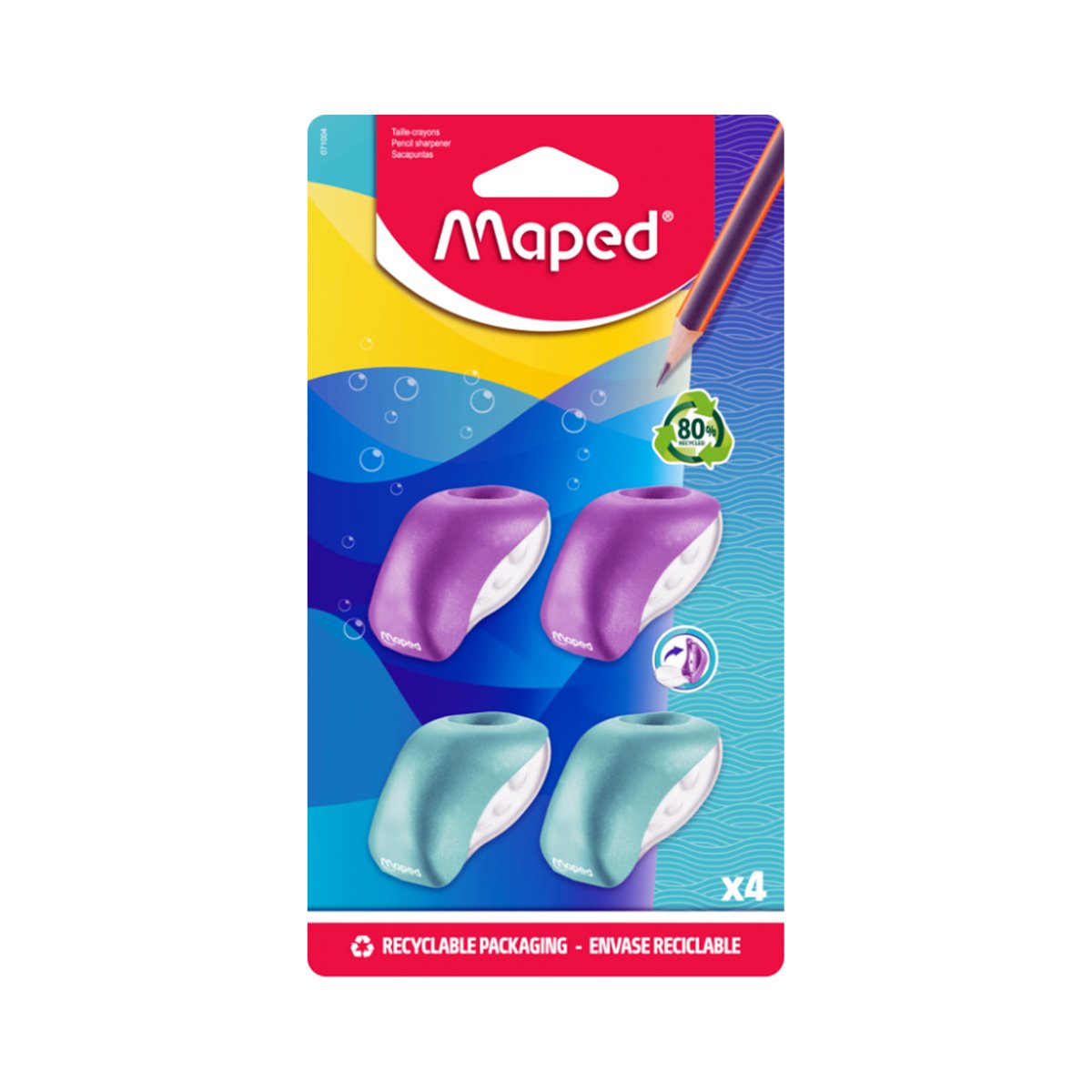 Maped Bulbo Sharpener 4pcs MD-071004